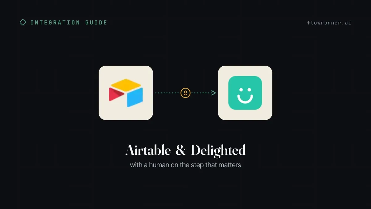 How to Connect Airtable with Delighted (With or Without an AI Agent)