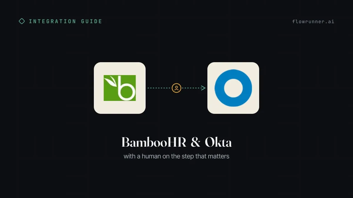How to Connect BambooHR with Okta (With or Without an AI Agent)