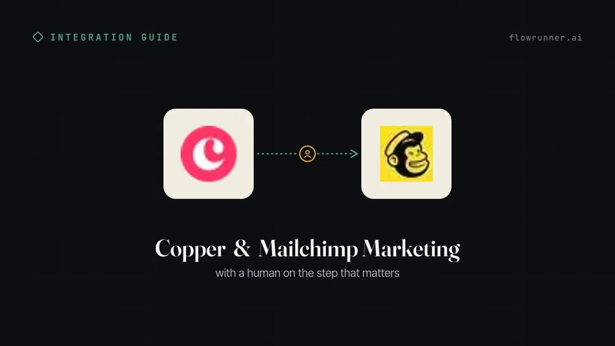 How to Connect Copper with Mailchimp Marketing (With or Without an AI Agent)