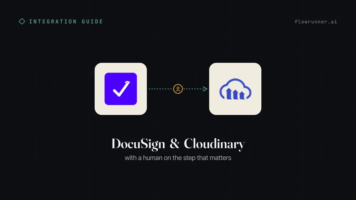 How to Connect DocuSign with Cloudinary (With or Without an AI Agent)