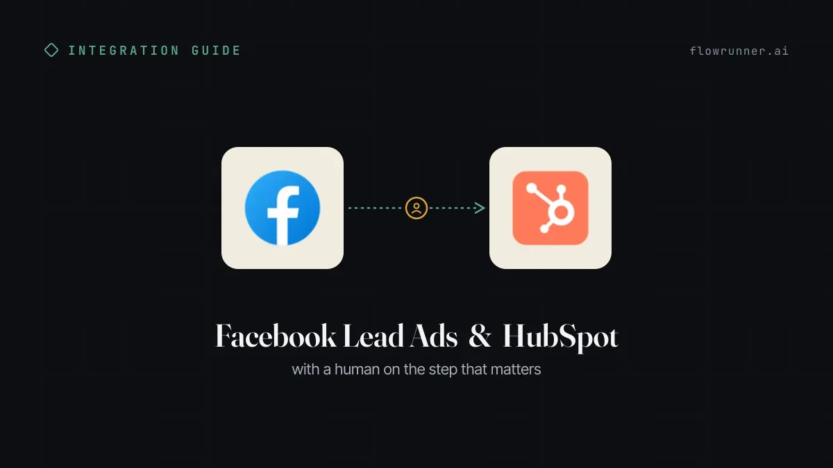 How to Connect Facebook Lead Ads with HubSpot (With or Without an AI Agent)