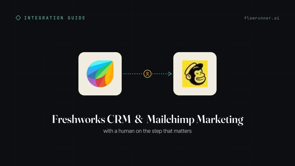 How to Connect Freshworks CRM with Mailchimp Marketing (With or Without an AI Agent)