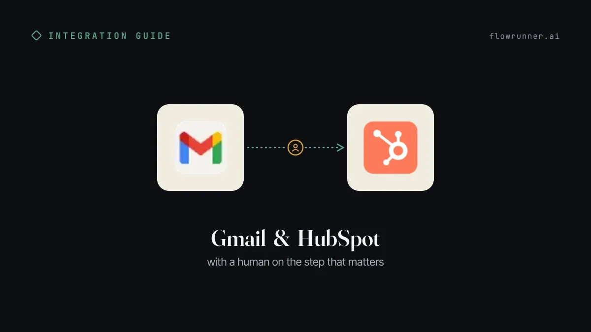 How to Connect Gmail with HubSpot (With or Without an AI Agent)