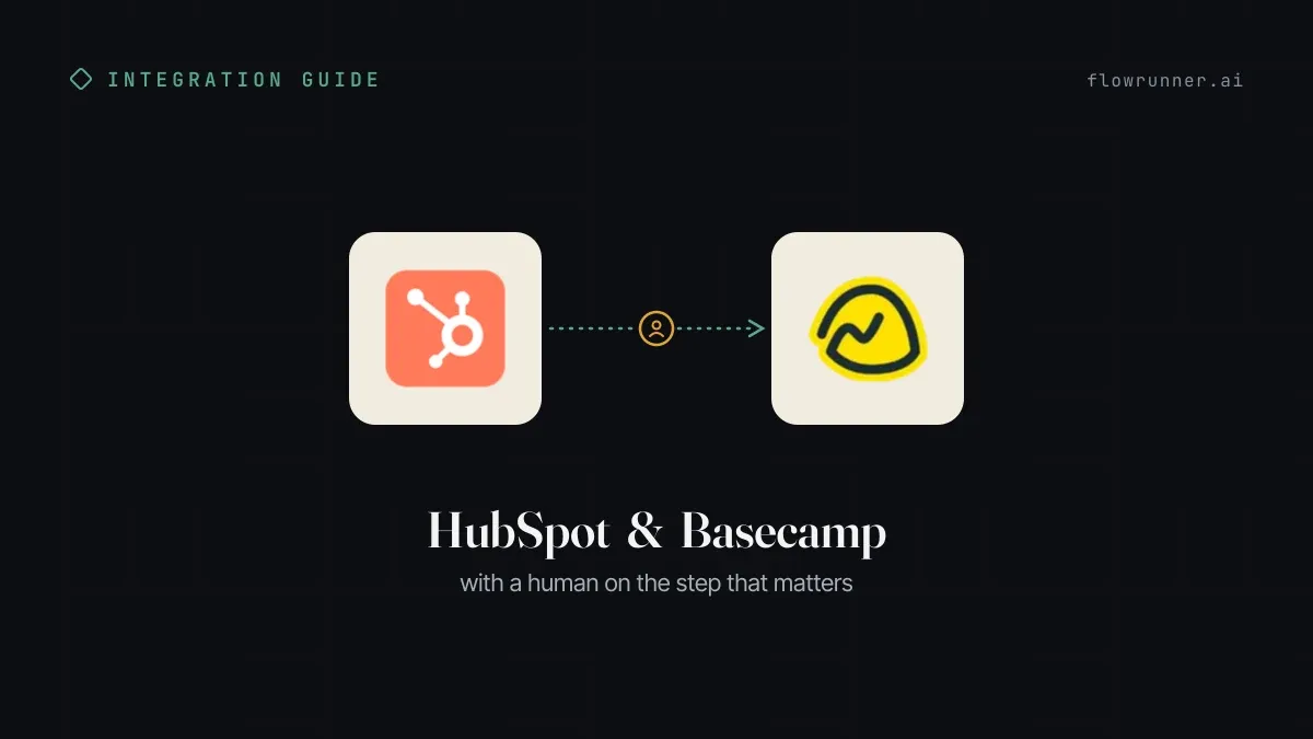 How to Connect HubSpot with Basecamp (With or Without an AI Agent)