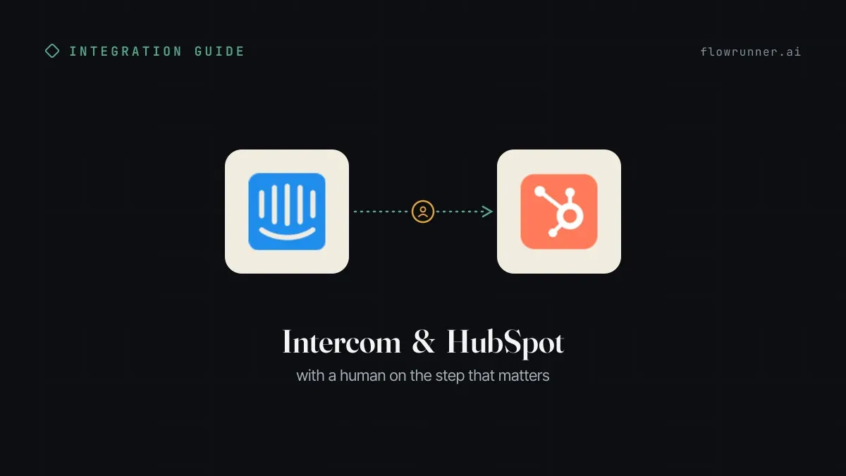 How to Connect Intercom with HubSpot (With or Without an AI Agent)