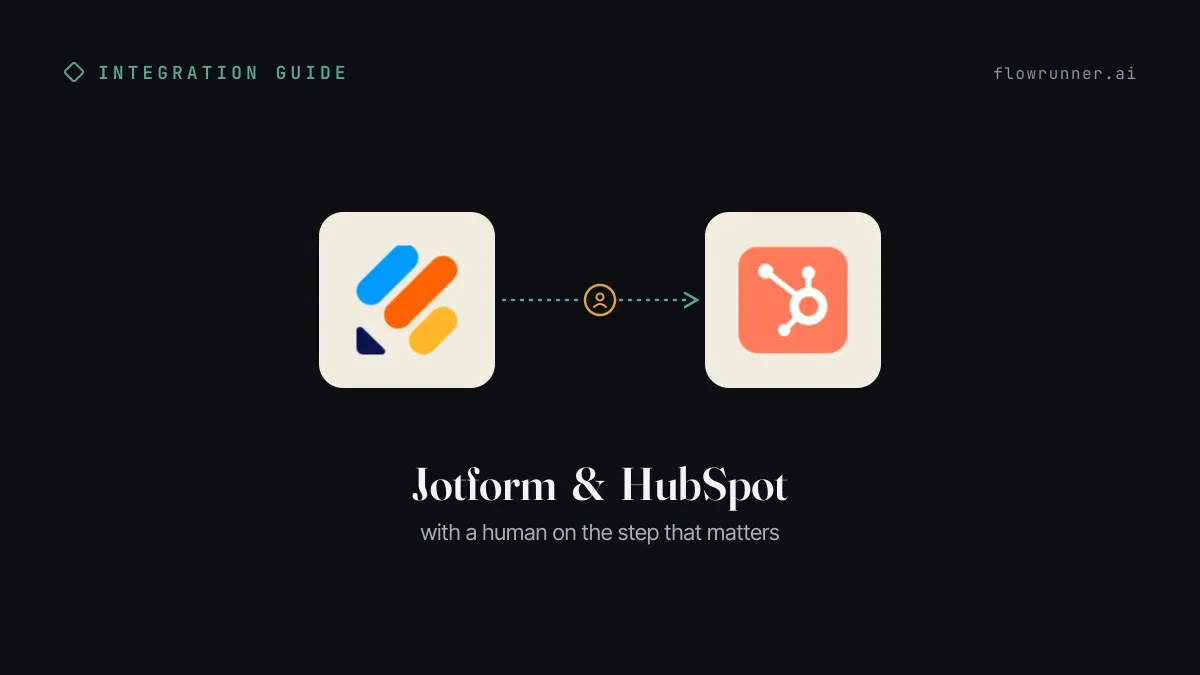 How to Connect Jotform with HubSpot (With or Without an AI Agent)