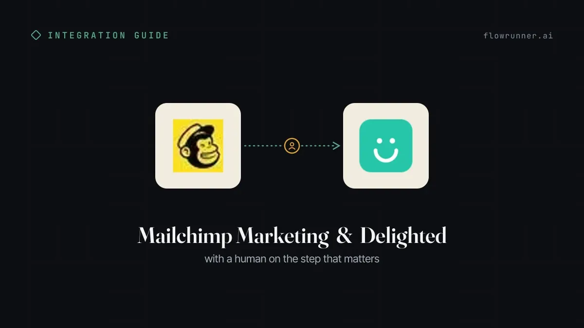 How to Connect Mailchimp with Delighted (With or Without an AI Agent)