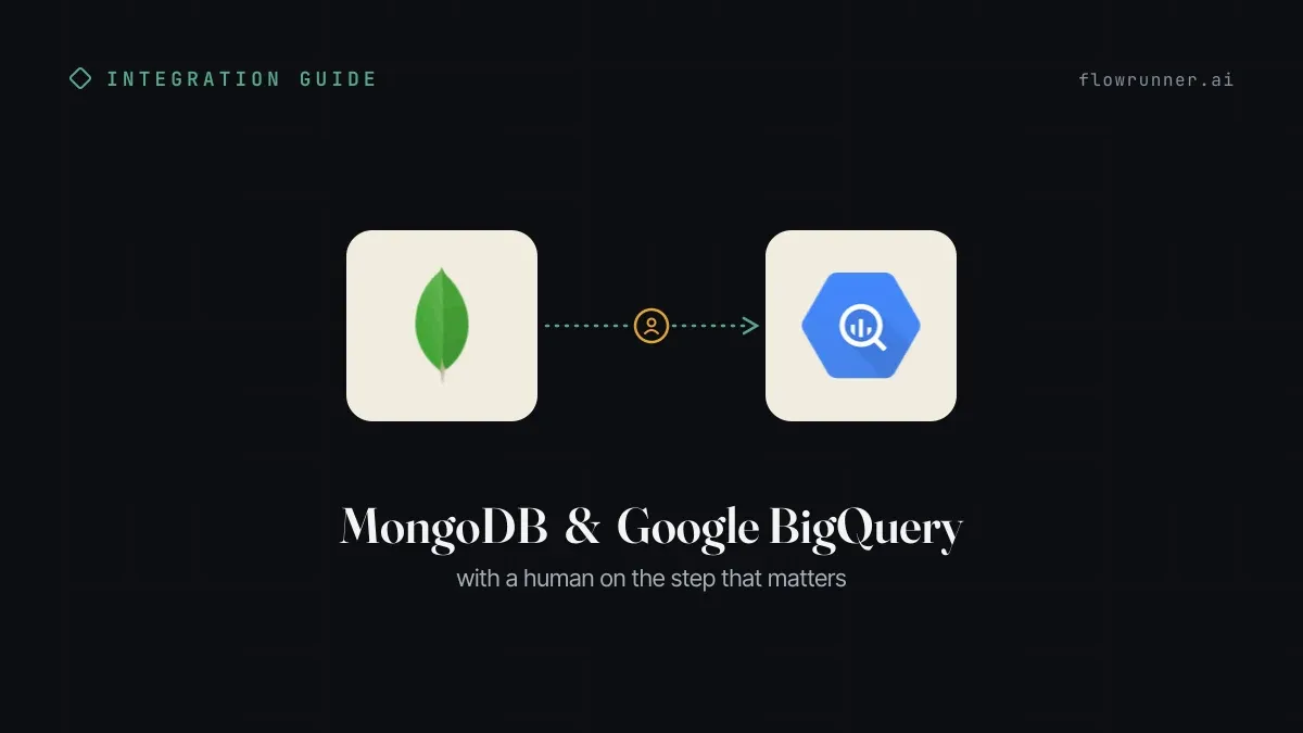 How to Connect MongoDB with Google BigQuery (With or Without an AI Agent)