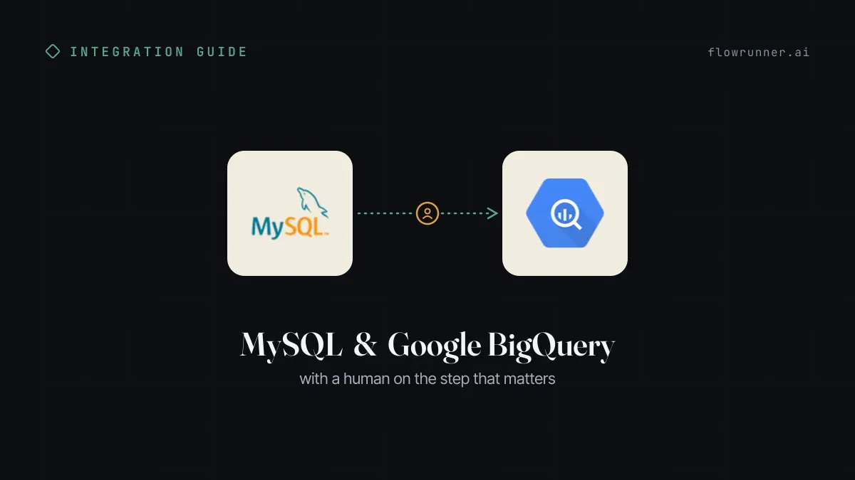 How to Connect MySQL with Google BigQuery (With or Without an AI Agent)