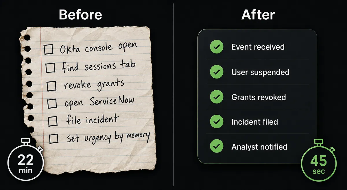 Split-panel comparison on a dark background