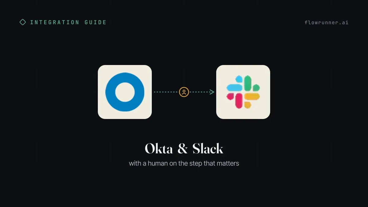 How to Connect Okta with Slack (With or Without an AI Agent)