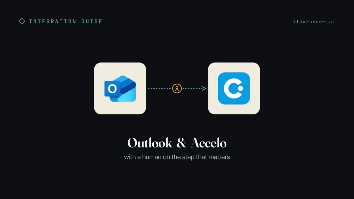 How to Connect Outlook with Accelo (With or Without an AI Agent)