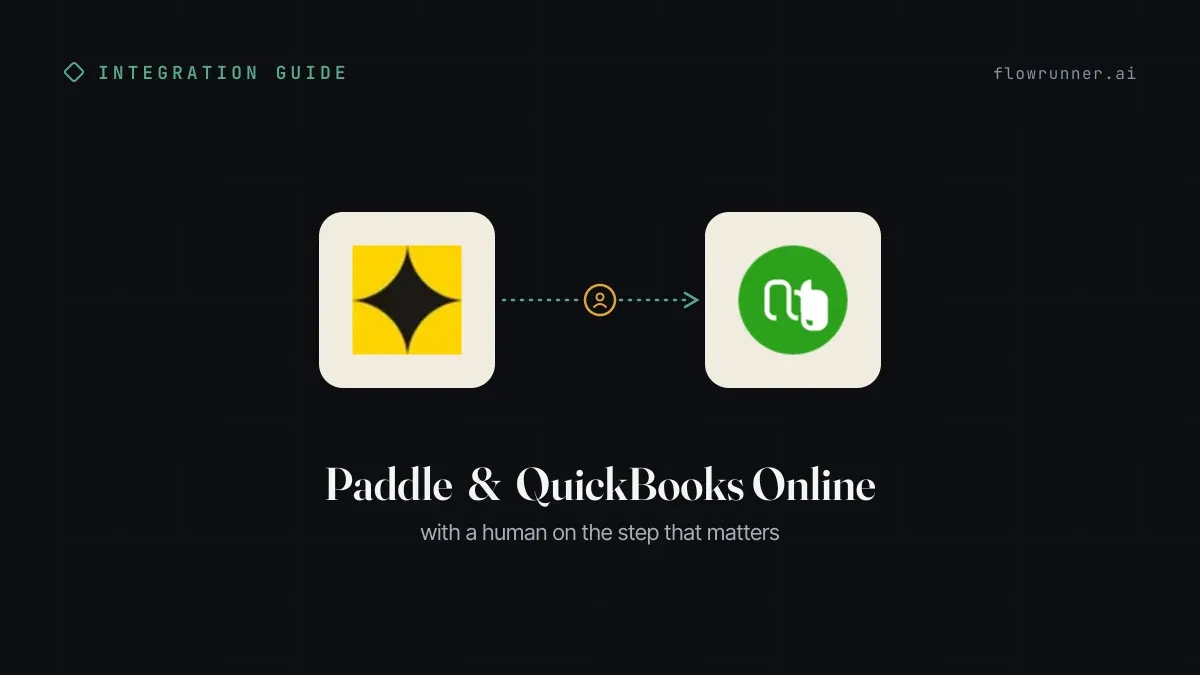 How to Connect Paddle with QuickBooks Online (With or Without an AI Agent)