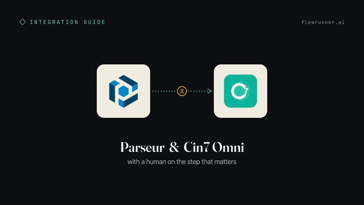 How to Connect Parseur with Cin7 Omni (With or Without an AI Agent)