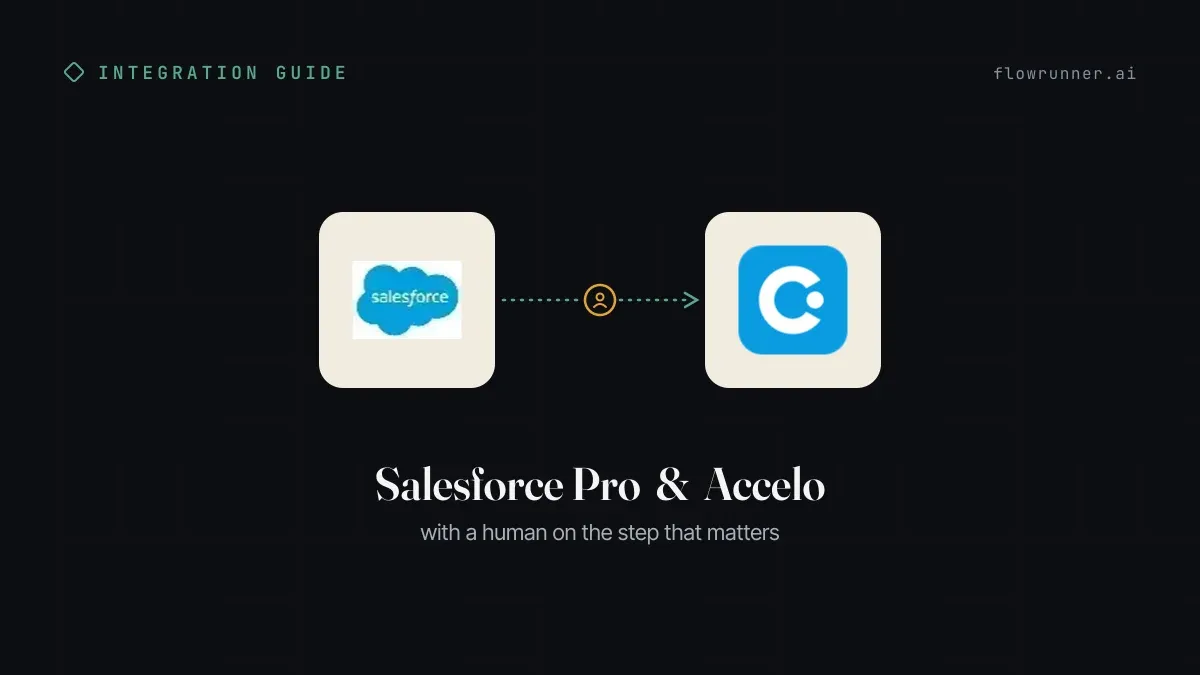 How to Connect Salesforce Pro with Accelo (With or Without an AI Agent)