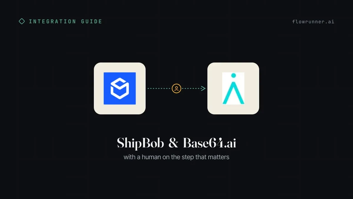 How to Connect ShipBob with Base64.ai (With or Without an AI Agent)