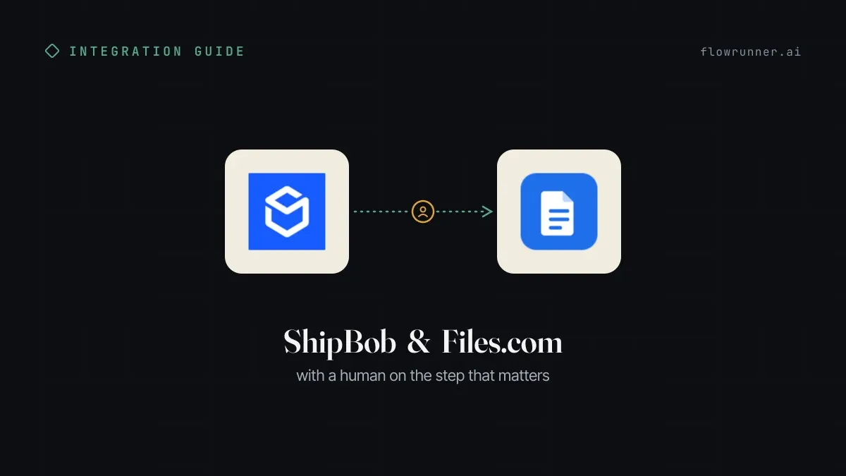 How to Connect ShipBob with Files.com (With or Without an AI Agent)