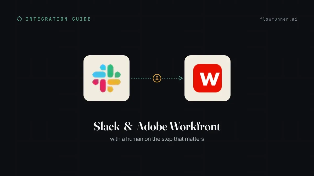 How to Connect Slack with Adobe Workfront (With or Without an AI Agent)