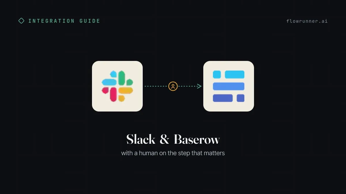How to Connect Slack with Baserow (With or Without an AI Agent)