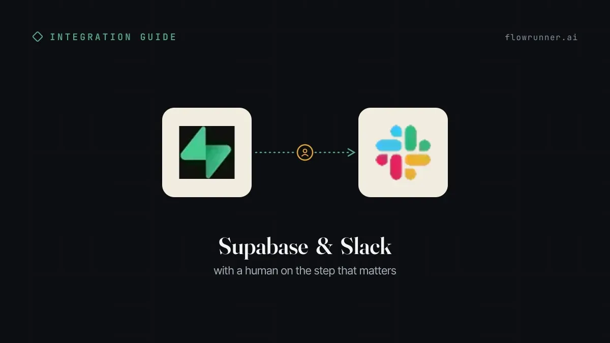 How to Connect Supabase with Slack (With or Without an AI Agent)
