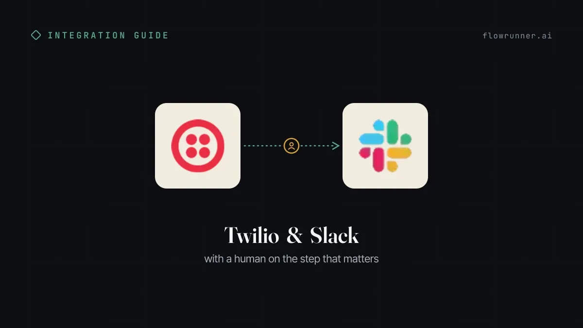 How to Connect Twilio with Slack (With or Without an AI Agent)