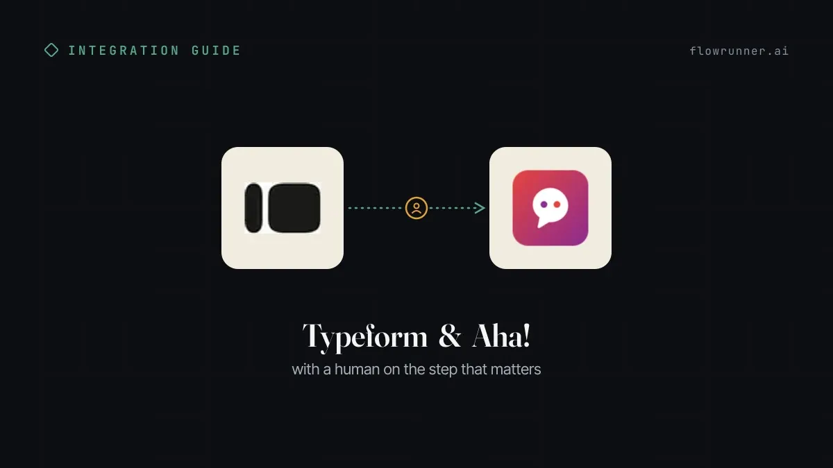 How to Connect Typeform with Aha! (With or Without an AI Agent)