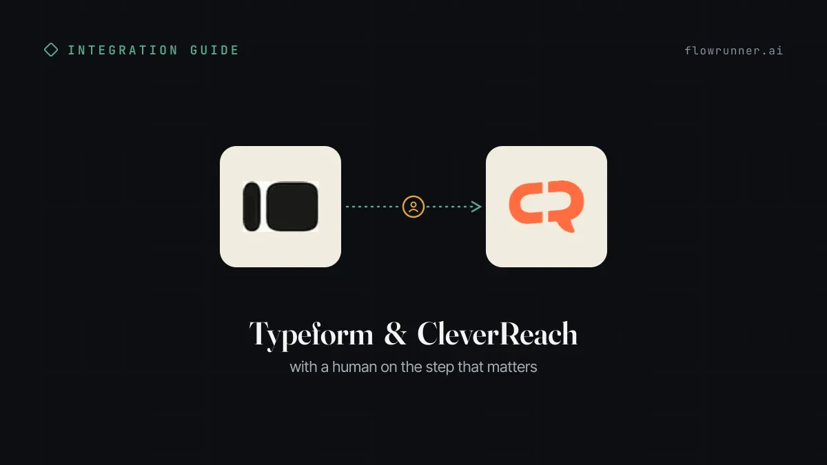 How to Connect Typeform with CleverReach (With or Without an AI Agent)