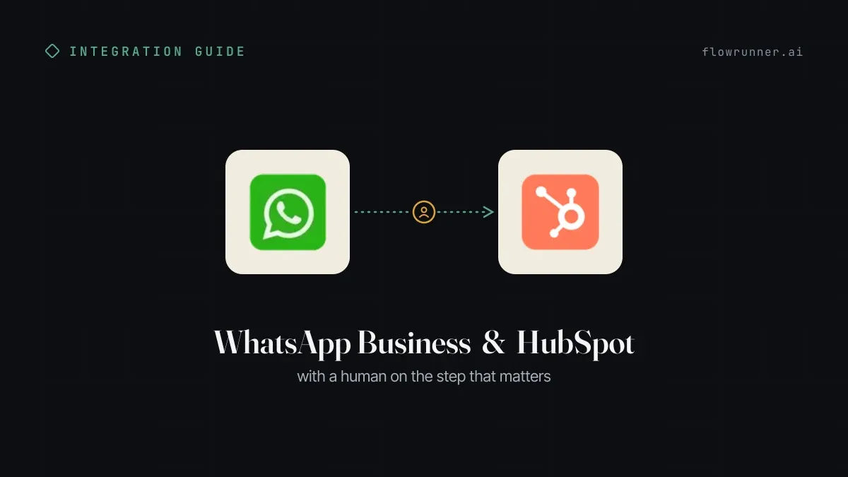How to Connect WhatsApp Business with HubSpot (With or Without an AI Agent)