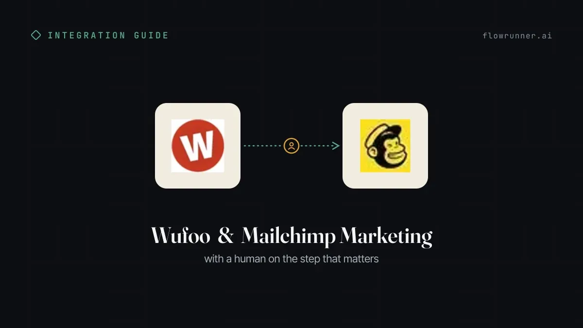 How to Connect Wufoo with Mailchimp Marketing (With or Without an AI Agent)
