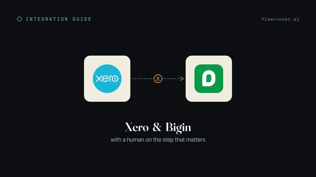 How to Connect Xero with Bigin by Zoho (With or Without an AI Agent)