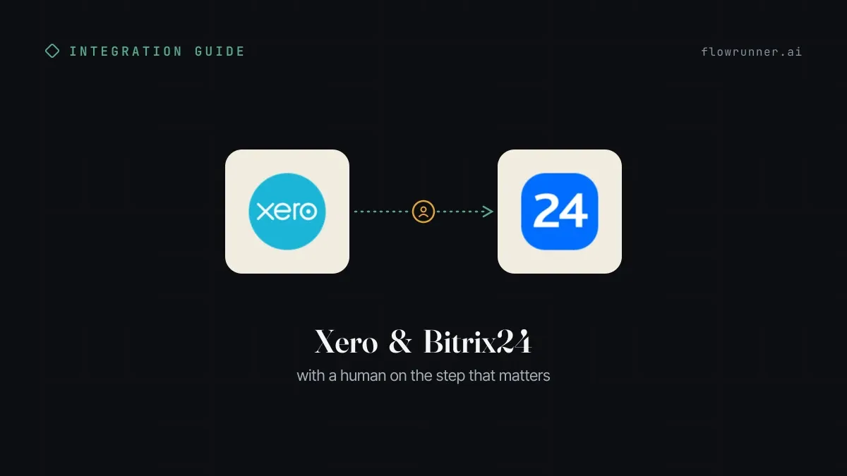 How to Connect Xero with Bitrix24 (With or Without an AI Agent)
