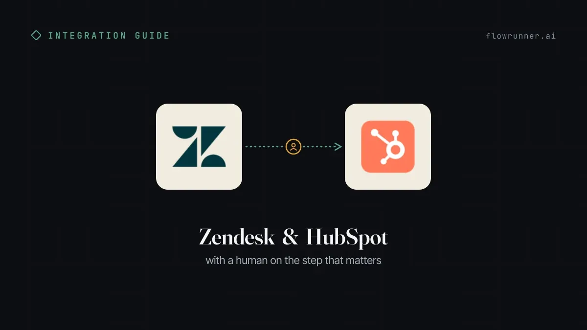 How to Connect Zendesk with HubSpot (With or Without an AI Agent)